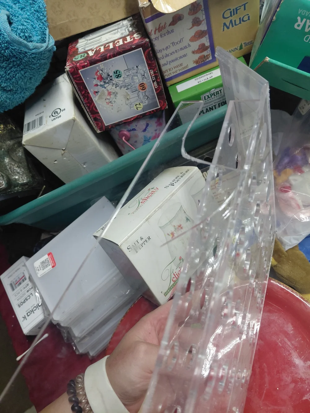 Plastic Wall Hanging/shelf Hanging Mascara Holder 48 Slots Nickak New York